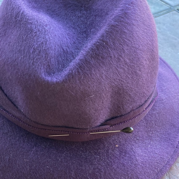 Unworn vintage Purple Wool Fedora - Picture 6 of 6